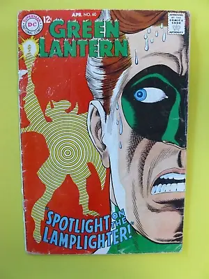 Buy Green Lantern #60 - 1st Appearance Of Lamplighter - Gil Kane Cover - GD - DC • 7.90£
