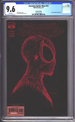 Buy Amazing Spider-Man #55 CGC 9.6 (2021)  2nd Print - Patrick Gleason - Webhead • 40£