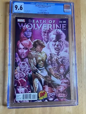 Buy Death Of Wolverine #1 Cgc 9.6! J.g. Jones Cover • 71.96£