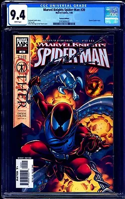 Buy Marvel Knights Spider-Man #20 SCARLET SPIDER VARIANT CGC 9.4 RARE LOW PRINT • 59.26£