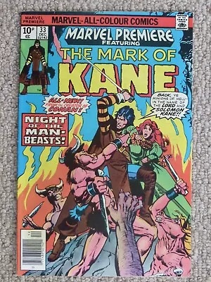 Buy Marvel Premier - The Mark Of Kane #33 - Very Good Condition • 6£