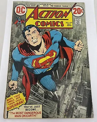 Buy ACTION COMICS #419 Comic Book 1st HUMAN TARGET-DC • 50.45£
