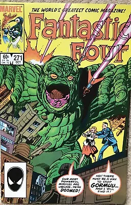 Buy Fantastic Four #271 VF October 1984 She Hulk Appearance Reed’s Birthday • 4.99£