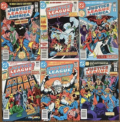 Buy Justice League Of America #192 193 194 195 196 197 (1981) George Perez Lot Of 6 • 23.98£