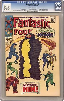 Buy Fantastic Four #67 CGC 8.5 1967 0913361017 1st App. Him (Warlock) • 504.79£