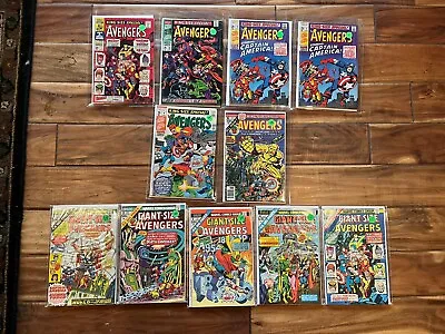 Buy Avengers Annual 1 2 3 3 4 6 Giant Size 1 2 3 4 5 Low Mid 1967 1974 11 Book Lot • 178.40£
