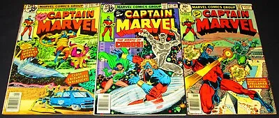 Buy Lot Of 3 CAPTAIN MARVEL Issues 60, 61, AND 62! [Marvel 1979] VF+ Or Better! • 6.39£