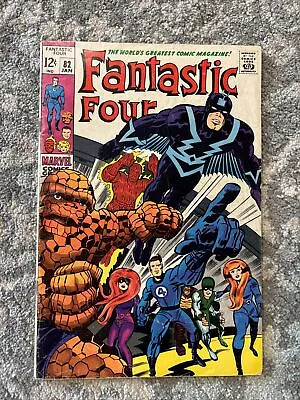 Buy Fantastic Four #82 Inhumans Maximus Crystal 1st Zorr Stan Lee Jack Kirby 1969 • 7.90£