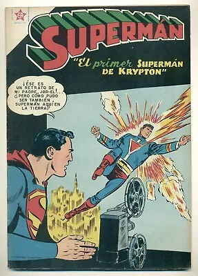 Buy SUPERMAN #157 El Primer Supermán De Kryptón, Novaro Comic 1958 • 79.43£