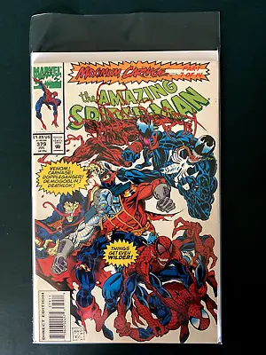 Buy Amazing Spider-Man #379 1993 Maximum Carnage Arc Part 7 Of 14 KEY Venom Deathlok • 4.53£