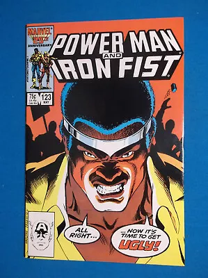 Buy POWER MAN AND IRON FIST # 123 - NM- 9.2 - 1st GLOW-WORM APP - WHITE PAGES • 6.29£