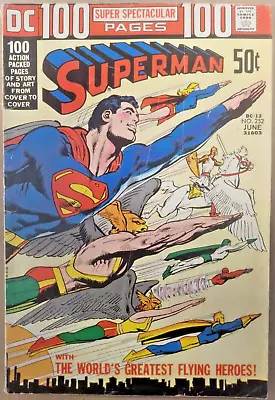 Buy Superman #252 1972 Very Good (4.0) 100 Page Giant Neal Adams Wrap Cover • 26.44£
