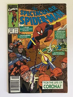 Buy Spectacular Spider-man #177 8.5 Vf+ 1991 Direct Edition Marvel Comics • 2.17£