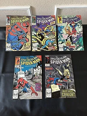 Buy Spectacular Spider-man 145 146 147 148 149 Marvel Comics 1988 Inferno • 19.91£