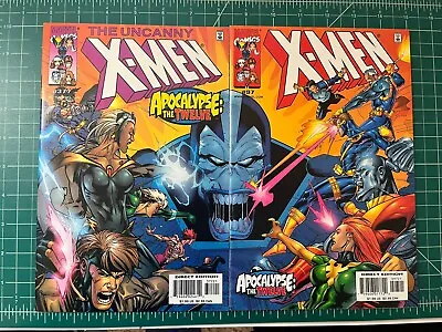 Buy Uncanny X Men #377 #97 Marvel VF/NM Apocalypse The Twelve Connecting Variant Set • 17.74£