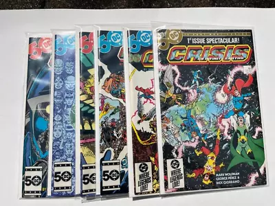 Buy Crisis On Infinite Earths #1-12 | Complete | DC Comics 1985 | NM | Bags/boards • 111.93£