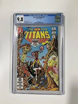 Buy New Teen Titans 28 CGC 9.8 White Pages 1982 DC Comics • 49.66£