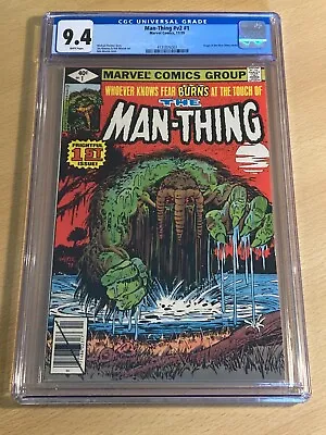 Buy Man-Thing 1 V2 (1979) - Marvel Comics Bronze Age Key Origin - CGC 9.4 NM • 53£