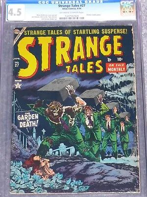 Buy Strange Tales #27  (Atlas Comics 1954) CGC 4.5 • 400£