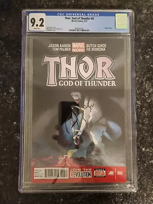 Buy Thor: God Of Thunder #6 CGC 9.2 (Marvel, 2013) Origin Of Gorr 1st Cameo Of Knull • 94.60£