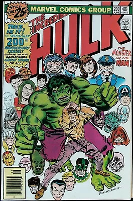 Buy The Incredible Hulk #200 Vol 2 (1976) - Includes Marvel Value Stamp - Fine • 27.59£