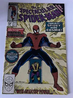 Buy SPECTACULAR SPIDER-MAN #158 Marvel Comics 1989 VF • 5.95£