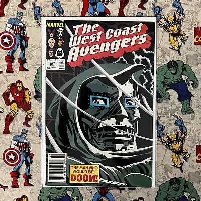 Buy 1988 West Coast Avengers #35 Newsstand Doctor Doom Hawkeye Moon Knight • 6.42£