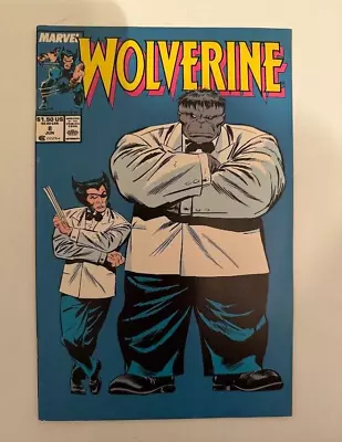 Buy WOLVERINE #8 - 1989 Grey Hulk & Mr Fix-it Bruce Banner Marvel Comics • 55.60£
