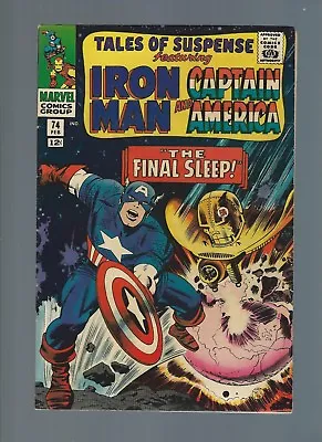 Buy Tales Of Suspense 74 Iron Man Captain America Black Knight Red Skull Sleeper • 53.92£