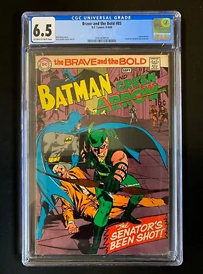 Buy BRAVE AND THE BOLD #85 CGC 6.5 -1st Green Arrow Costume/Neal Adams NICE REGISTRA • 157.75£