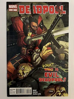 Buy Deadpool (vol 3) #45 Marvel 1st Appearance Evil Deadpool 2011 MCU • 19.79£