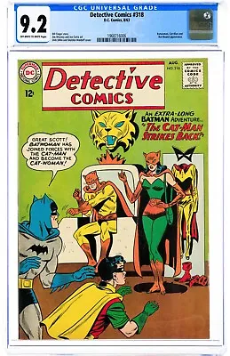 Buy Detective Comics #318 (Aug 1963, D.C. Comics) CGC 9.2 NM- | 1968716006 • 595.75£