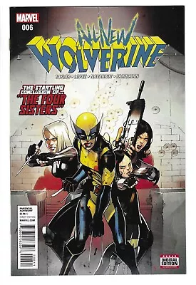 Buy All-new Wolverine #6 --- 1st Gabby (honey Badger) Cover App! Hi-grade! 2016! Nm • 6£