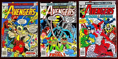Buy Avengers #159 #160 #161 Run Of Three (3) Bronze Age Marvels [origins Retold] • 11.85£