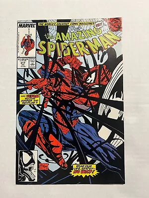 Buy Amazing Spider-man #317 4th Appearance Of Venom Todd Mcfarlane Cover & Art 1989 • 40.03£