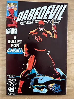 Buy Daredevil #293 (vol 1) Punisher  Marvel Comics  Jun 1991  Vfn + 1st Print • 2.99£