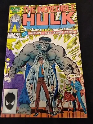 Buy The Incredible Hulk #324 Return Of Grey Hulk Marvel 1986 Stan Lee KEY Comic • 15.83£