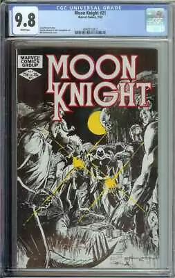 Buy Moon Knight #21 CGC 9.8 Sienkiewicz Cover • 105.68£