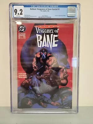 Buy Batman: VENGEANCE OF BANE #1 CGC 9.2 1993 DC 1st App BANE • 95.15£