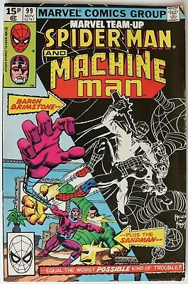 Buy Comic Book - Marvel - Marvel Team-Up Spider-Man & Machine Man - #99 Nov 1980 • 4.99£