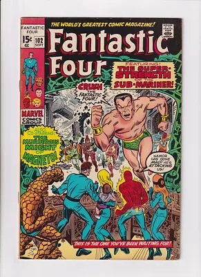 Buy Fantastic Four (1961) # 102 (6.0-FN) (1897962) Magneto 1970 • 27£