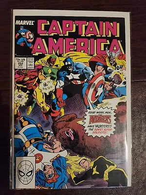 Buy Captain America #352 1989 MARVEL COMIC BOOK 7.0 V5-33 • 8£