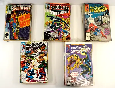 Buy Spectacular Spider-Man Large RUN 60+ Comics From #103 To 244 Marvel LOT VF • 141.96£