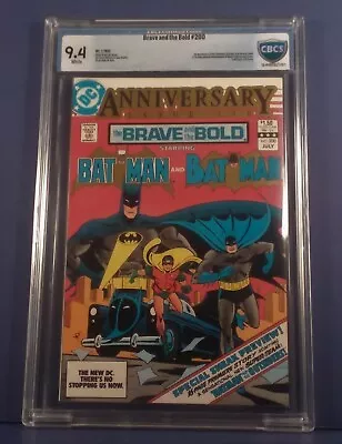 Buy BRAVE AND THE BOLD #200 CBCS 9.4 NM 1st App Katana GeoForce Halo Outsiders • 101.71£