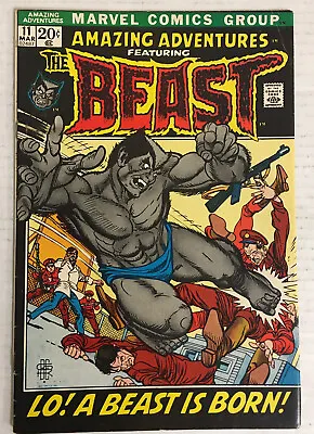 Buy Amazing Adventures #11 (1972) KEY Issue 1st Beast In Furry Form Gil Kane Cover • 157.67£