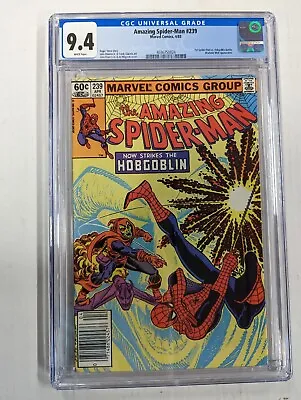 Buy Amazing Spider-Man #239 CGC 9.4 Madam Web Hobgoblin 1983 White Pages • 88.43£