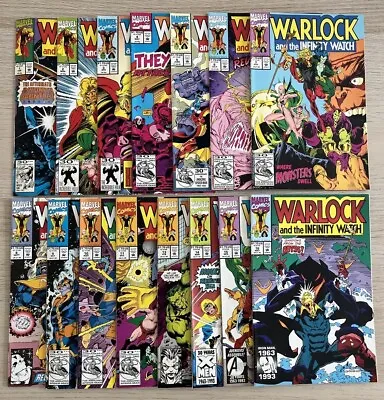 Buy LOT OF 15- WARLOCK AND THE INFINITY WATCH - MARVEL COMICS 1992-1993 #12 Missing • 23.65£