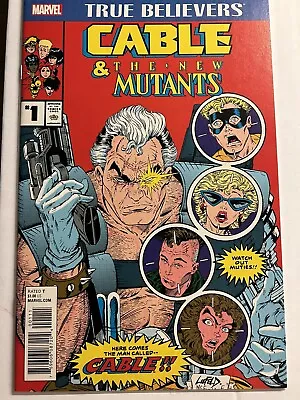 Buy True Believers Cable And The New Mutants (2017) #1 • 3.99£