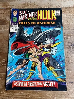 Buy Tales To Astonish #88 Marvel Comics 1967 Hulk Sub-mariner T • 9.59£