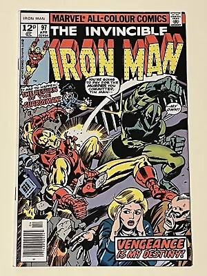 Buy The Invincible Iron Man #97 (1977) Marvel Comics VF+ • 8.99£